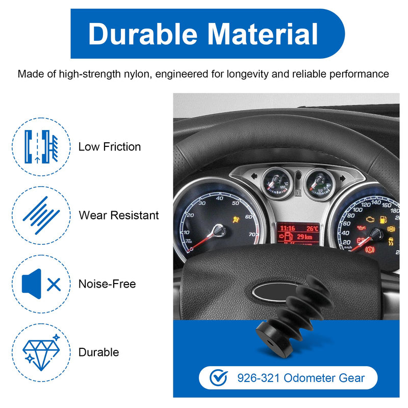 926-321 Odometer Gear Kit Replacement for Ford Ranger and F150 Speedometer Worm Gear, Compatible with Select Ford/Mazda/Mercury Models Fixes Odometer (1 Pack)