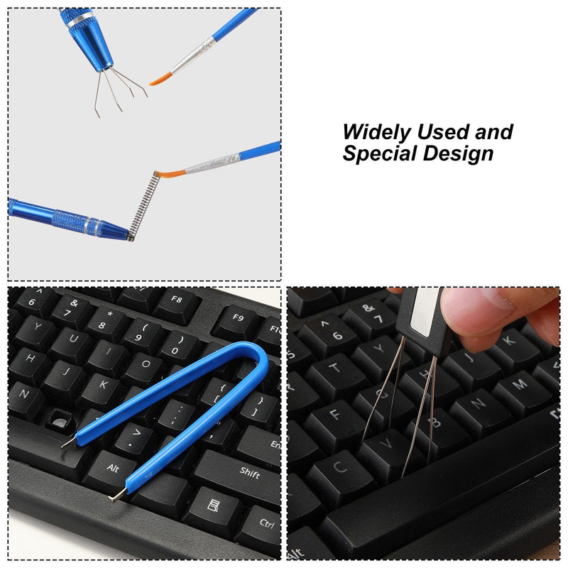 Frienda 12 Pack Keyboard Lube Switch Puller Kits Key Cap Remover Tools Mechanical Switch Opener for Mechanical Keyboard Removing Fixing Cleaning