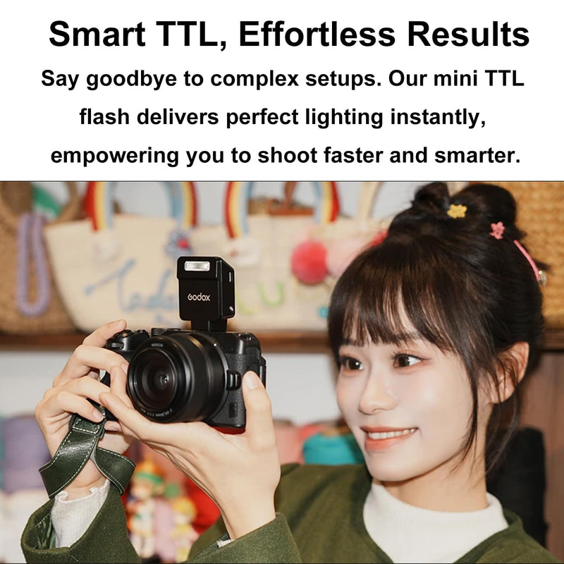 GODOX iT20 S iT20S TTL Mini Camera Flash for Sony Flash,1.5s Recycle Time | 700 Full-Power Flashes,Godox Flash for Sony ZV1 ZV-1F ZV-E10 A6400 A6700 A7IV A7III Etc Cameras iT20S for Sony