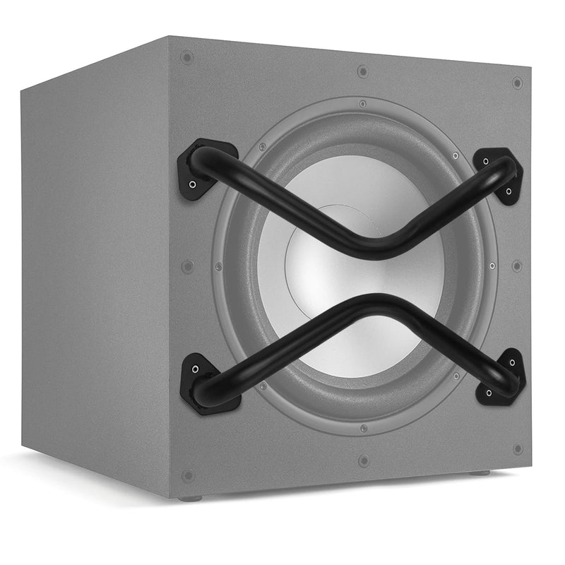 8" Speaker Bar Grill: Matte Black Metal Car Audio Speaker Grill Cover, Subwoofer Grill Cover Protector 8 Inches