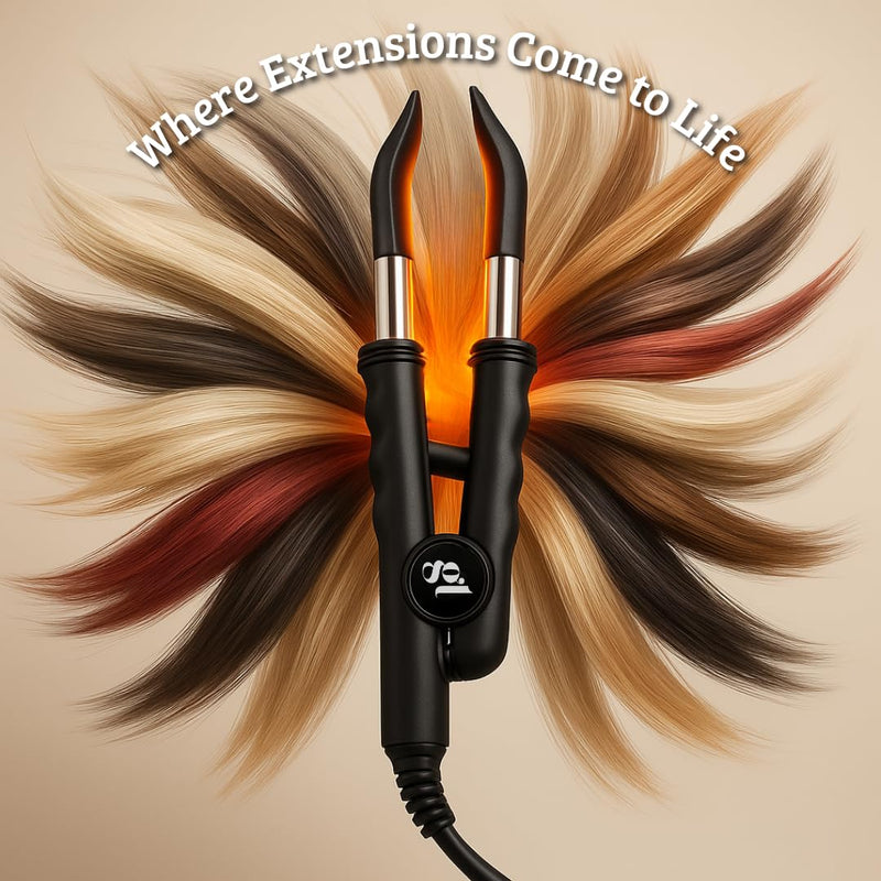  [AUSTRALIA] - GL Hair Extensions Heat Connector Wand for Application and Removal of PRE-Bonded Nail/U TIP Hair