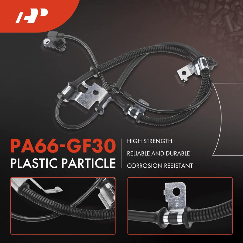 A-Premium Front Right ABS Wheel Speed Sensor - Compatible with Kia Models - Soul 2010 2011 2012 2013, 1.6L 2.0L, Hatchback - Front Passenger Side, Replaces 95671-2K000, 956712K000