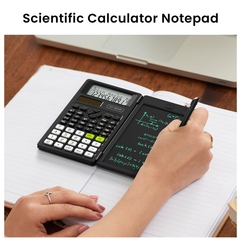 991ES MAX and 82MS Scientific Calculators with Notepad