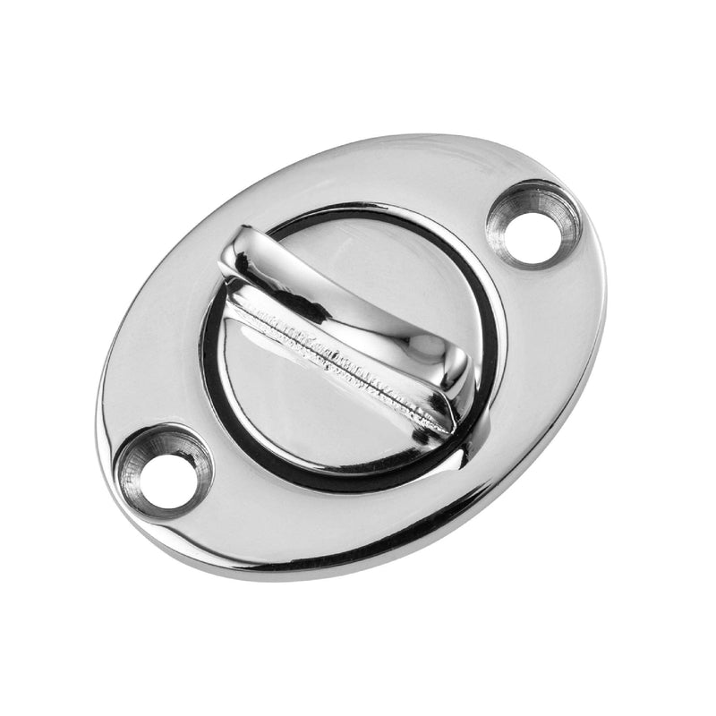2 Pcs Oval Garboard Drain Plug,316 Stainless Steel Marine Drain Plug Kit Fits 1" Hole,with Waterproof O Seal Ring,Boat Transoms Garboard Drain Plug