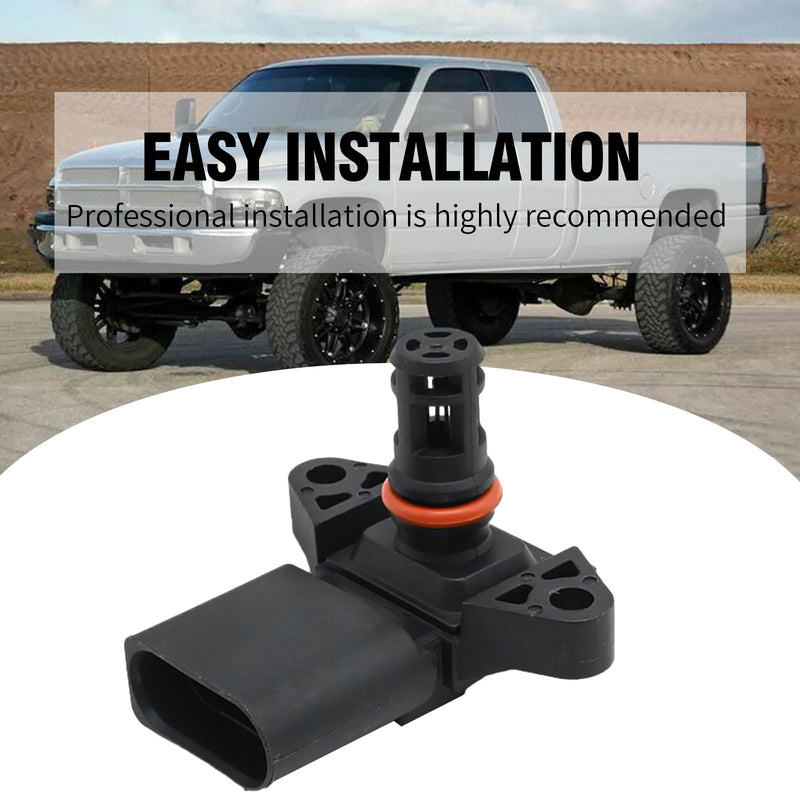 4984570 Intake Air Temperature Sensor Replacement for Dodge Ram 2500 3500 Cummins Engine 5.9L 2003-2007, Replace 4062313 4062314