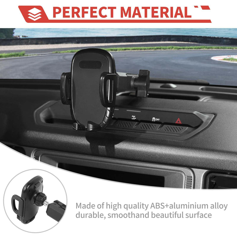 Phone Holder Center Console Phone Cradles Cell Phone Mount Interior Accessories Compatible with Ford Bronco 2021+