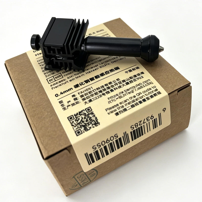 Original Bamboo H2C Induction Hotend 0.4mm Standard Flow Hardened Steel – 0.4mm Sweet Spot for Sharp Details & Practical Print Speeds – Right Side Hotend for Bambu Lab H2C – Vortek System Compatible 0.4mm Standard Flow Hotend