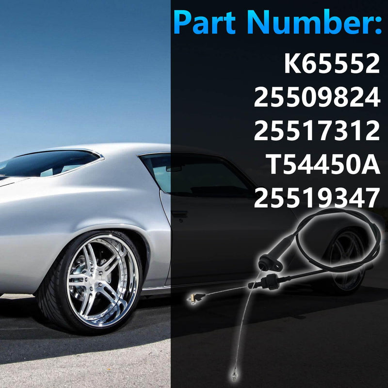  [AUSTRALIA] - New TV Detent Kickdown Cable,Fit for GM Transmission 4L60 (700R4 Style 45.2" x 54") 1993-2018, for 2004R 1981-1990, for TH-700R4 (4L60) 1982-1992 K65552