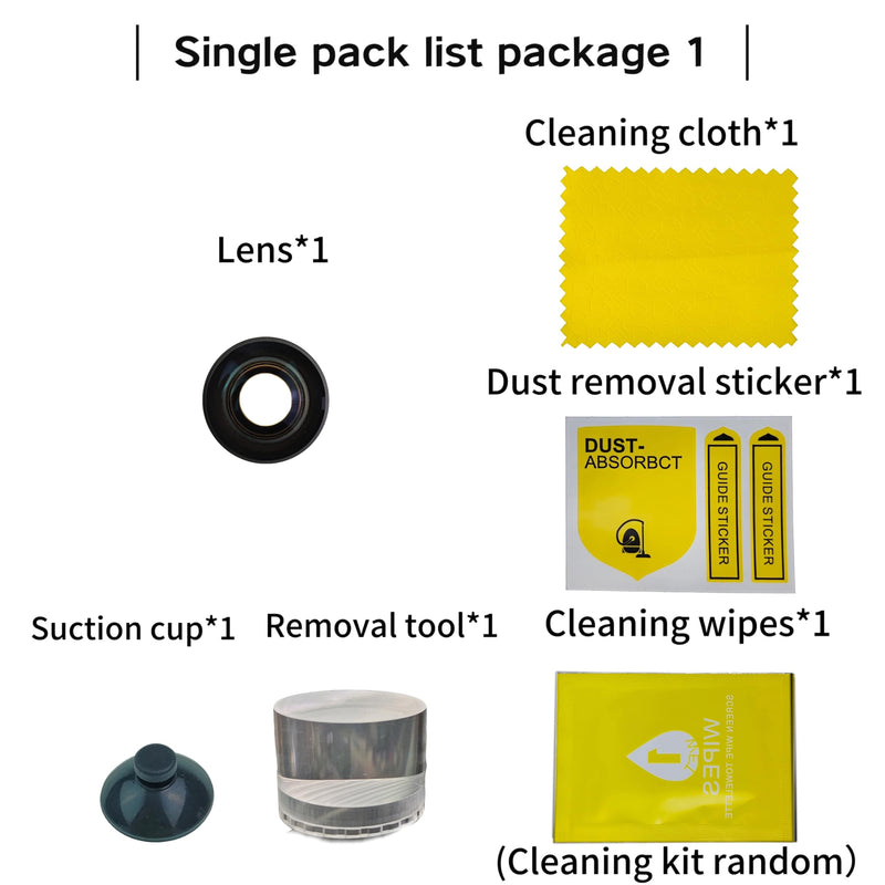 Morus 100% Camera Lens Replacement for DJI Avata 360 Drone, HD Clear Imaging Repair Lens with Disassembly Tool Kit, Perfect for Damaged Lens Replacement (1pic) 1pic