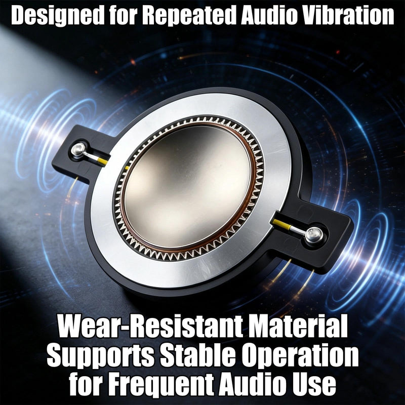 6-Pack Tweeter Diaphragm Fit for Timpano TPT-DH2000, Replace TPT-RPDH2000 | Fit for TPT-DH2000 PRO 8 Ohm titanium dome, 51.3 mm coil ID and 83 mm frame includes 6 diaphragms for repairs or spares