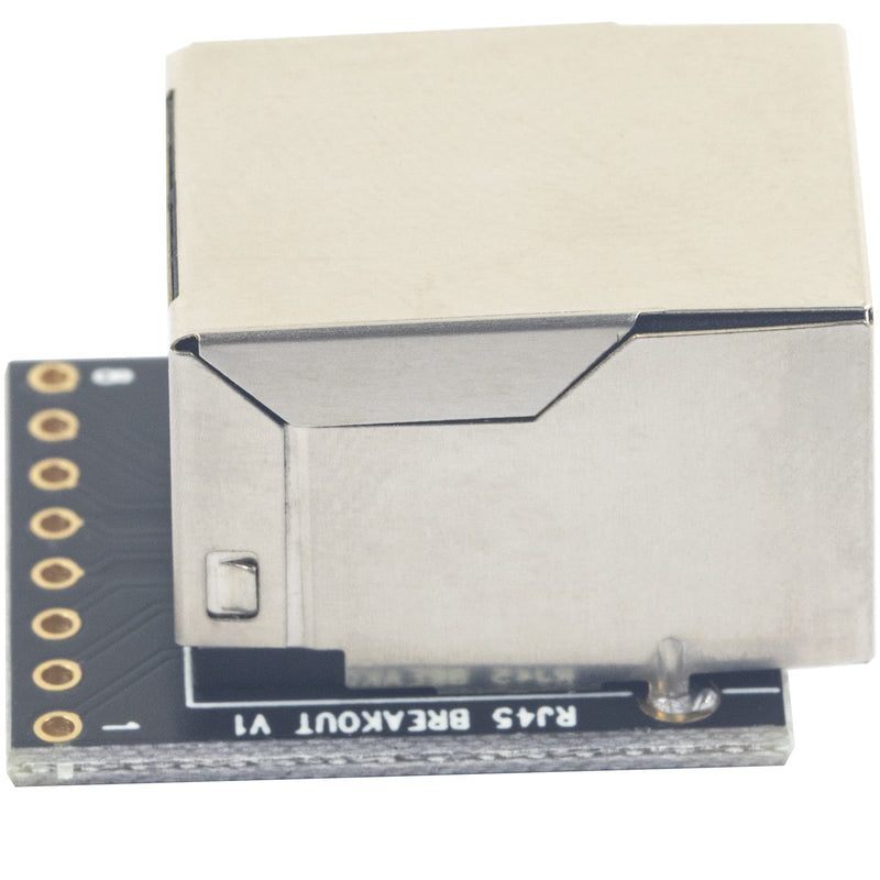 whiteeeen 4pcs RJ45 Breakout Board 8P8C Jack Ethernet Connector with 8Pin 2 Type Pin Headers (Straight and Right Angel)
