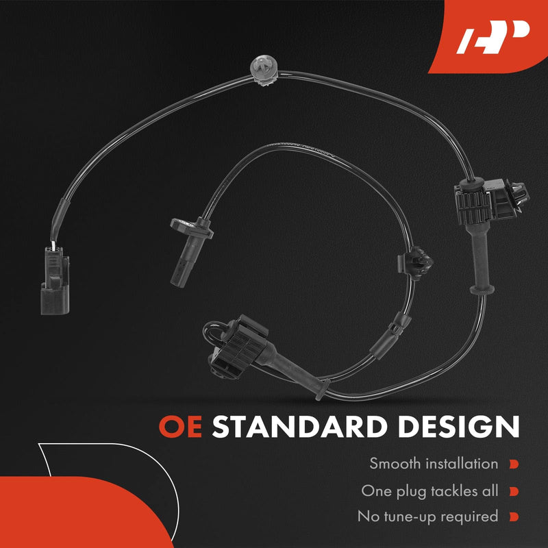 A-Premium Front ABS Wheel Speed Sensor Compatible with Mazda CX-9 CX9 2016 2017 2018 2019, 2.5L - Front Driver or Passenger Side