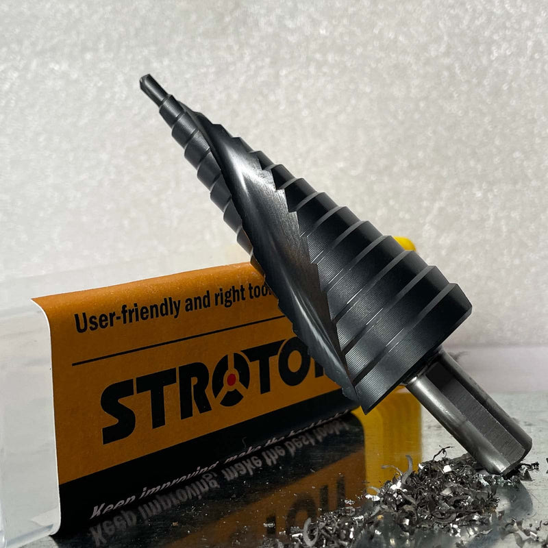 4-32mm Metric 5% Cobalt Step Drill Bit for Stainless Steel and Hard Metal (15 Steps) 4-32mm(15 steps)