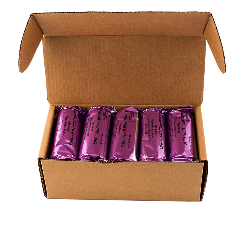 Mitsubishi Compatible UPP110-HG Generic High Gloss Ultrasound Film/Media 5 Rolls, 110mm x 18m