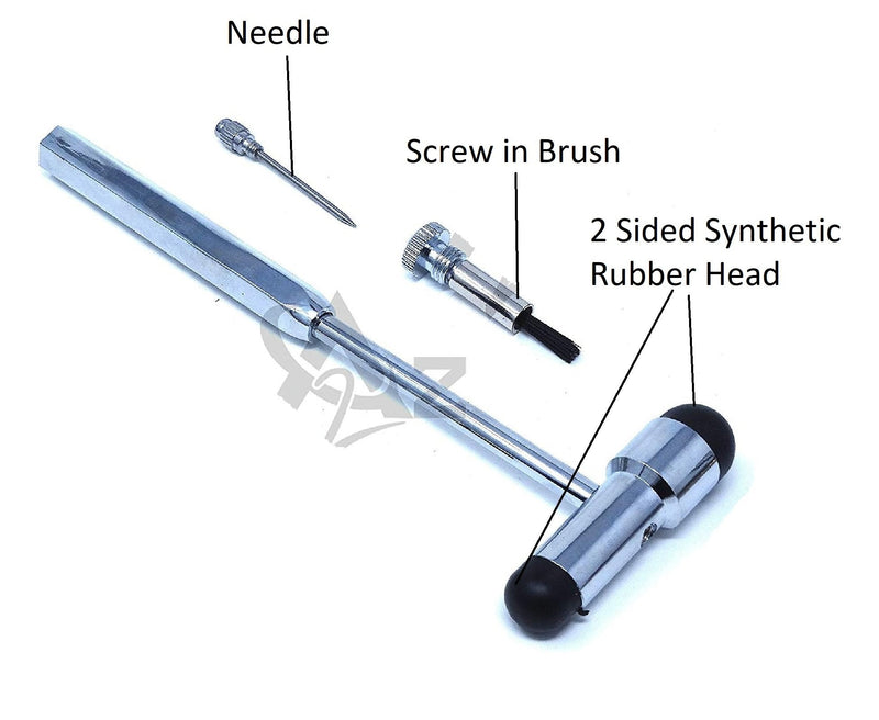 Neurological Diagnostic Percussion Reflex Hammer Instruments (A2ZSCILAB Brand) (Buck Hammer)