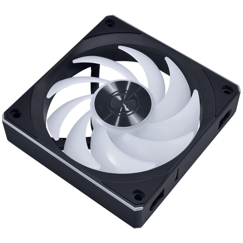 Lian Li UNI Fan CL120 ARGB 120mm PWM Fans - Triple Pack - 2.4 GHz Wireless Signal RGB & PC Case Fans Control - Daisy-Chain - Dual Light Zones - FDB - Controller Included & Required - Black (12CL1W3B) Normal Blade, Black 3 x 120mm