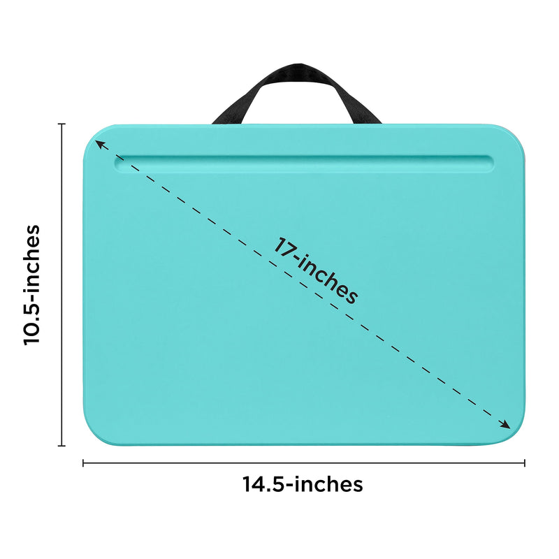  [AUSTRALIA] - LAPGEAR Compact Lap Desk - Aqua Sky - Fits up to 15 Inch Laptops - Style No. 43109 Single Unit
