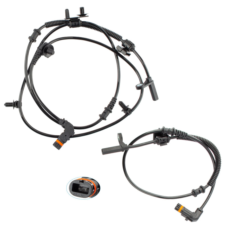 BOXI Set of 2 Rear Left & Right ABS Wheel Speed Sensors Fit for Chrysl-er 300 2005-2010 | for Dod-ge Challenger 2008-2010 | Charger 2006-2010 | Magnum 2005-2008 RWD 4779456AA 4779457AA 695-178 695-180