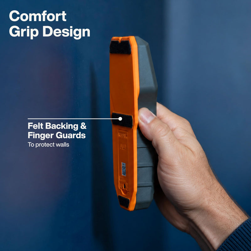 Klein Tools ESF200 Multi-Scan Stud Finder and Wall Scanner with LED Indicators, Fast Auto-Calibration, Detects Wood, Metal, and Live AC, One-Handed Operation, Compact Wall Detector