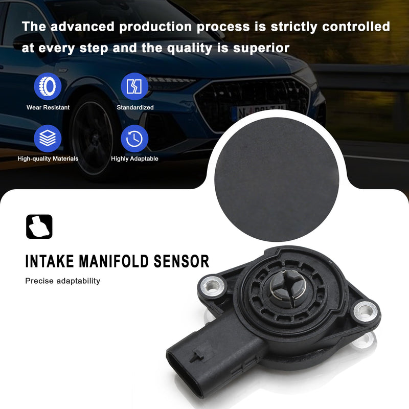 06E907386K 06E907386D Intake Manifold Position Sensor Compatible with 3.0T Audi A5 A7 Q5 Q7 S5 VW Touareg Porsche
