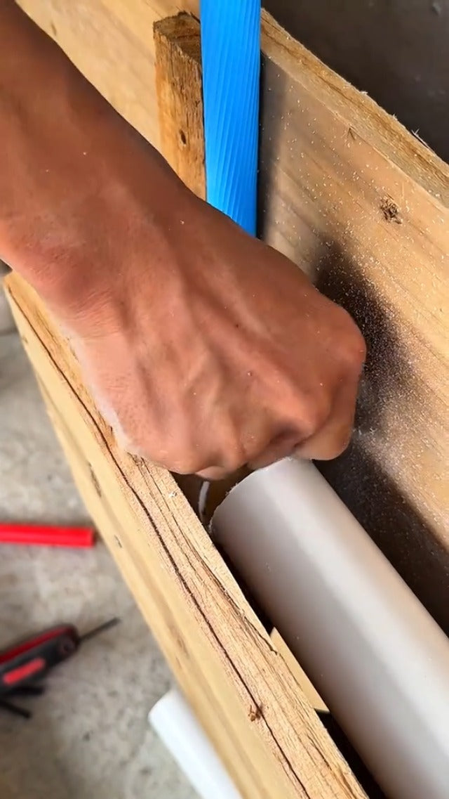 LOZLIN Inside PVC Pipe Cutter for Drill, 1/4 Hex Shank Plumbing Repair Tool