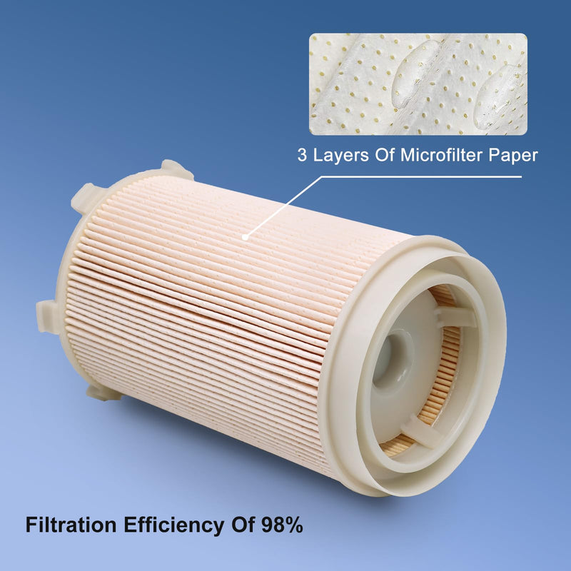 CARMOCAR Fuel Filter Water Separator 68061634AA repacement for 2007-2009 Dodge Ram 2500 3500 6.7L Cummins Diesel, 2008-2009 Dodge Ram 4500 5500 6.7L Cummins Diesel 68061634AA, 5257768