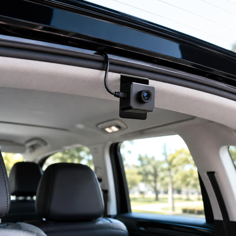 2 Pcs Universal Rear Window Dash Cam Mount,Slide-Down Vehicle Window Clip | Metal Universal Rear Window Dash Cam Mount for Rear Camera & Dash-Cam, Stainless Steel, No Drilling Required