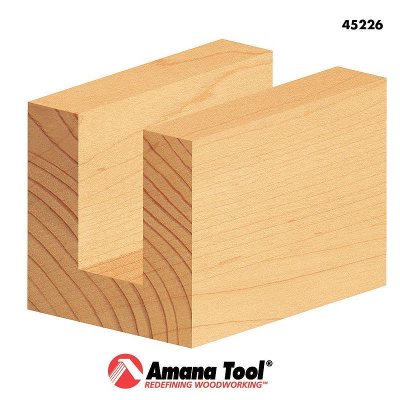Amana Tool - 45226 Carbide Tipped Straight Plunge High Production 1/2 Dia x 1" 4 S
