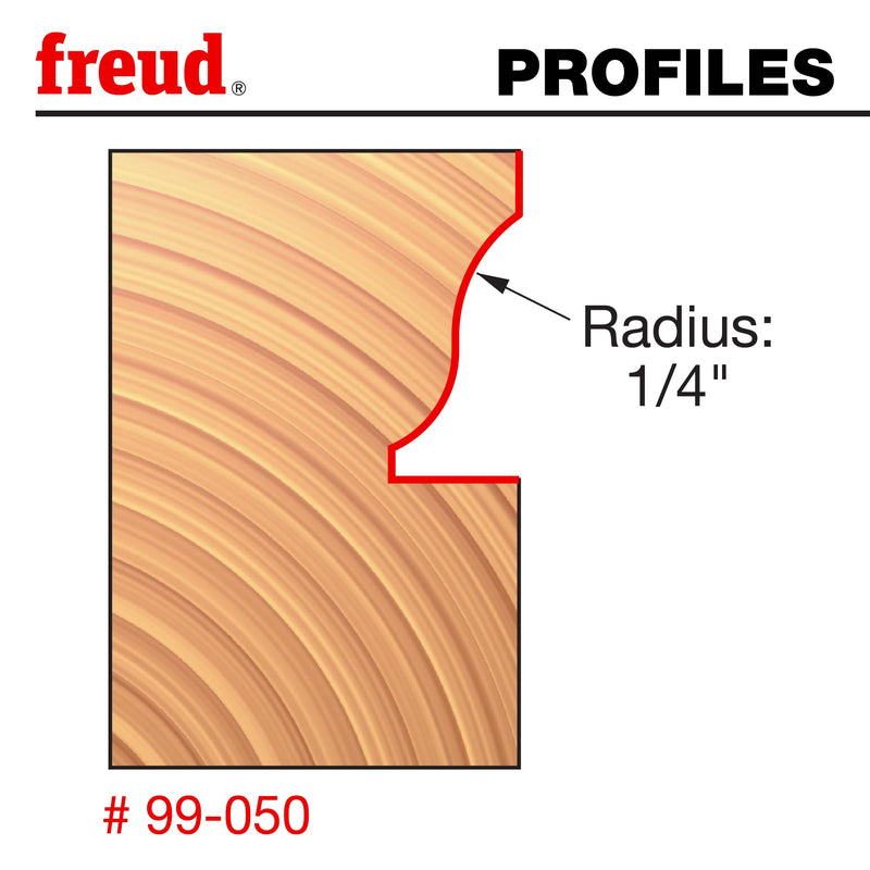 Freud 99-050: 1-1/2" (Dia.) Window Sash & Rail Bit with 1/2" Shank