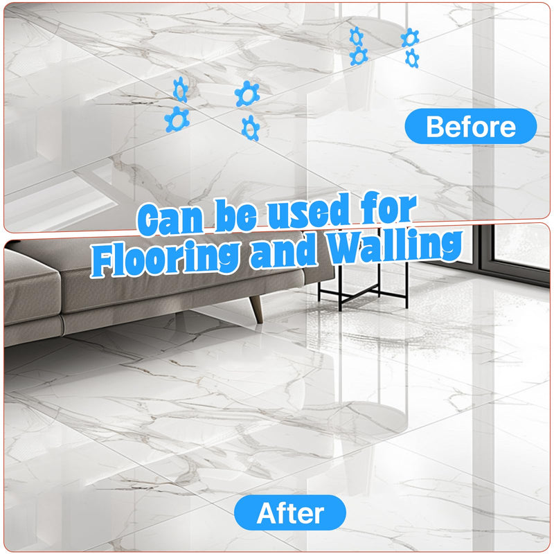 200 Pcs 6-in-1 Hexagon Tile Spacers 1–5mm Reusable Large 2.64 inch Plastic Tile Leveling Shims, Colour Coded Gap Clips for Wall & Floor Tiling, Fast Removal (Blue) 200 Blue