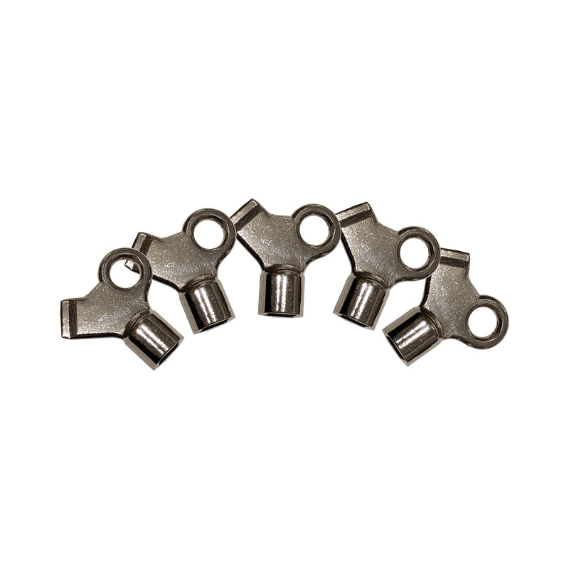 Generic Radiator Bleeding Air Valve Key Radiator Bleed Keys Set of 5, Metallic