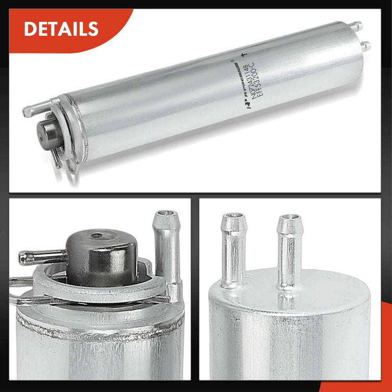A-Premium Fuel Filter Compatible with BMW X5 2000-2005, 525i 2003, 530i 2001-2003, 540i 2001-2003, 545i 2004, 740i 2001, 740iL 2001, 2.5L 3.0L 4.4L 4.6L