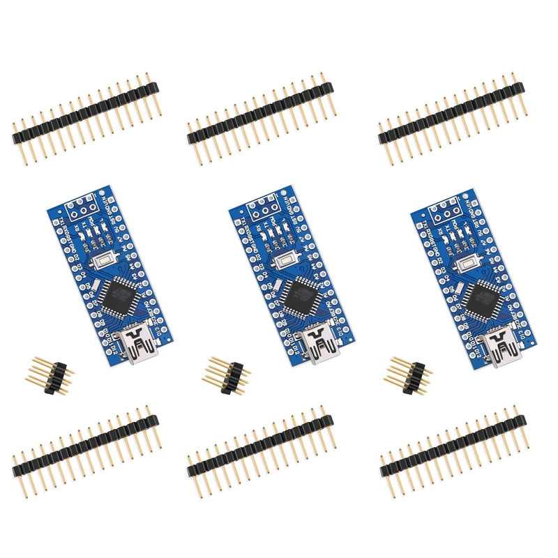 ELEGOO Nano Board CH 340/ATmega+328P & ELEGOO 32 Pcs Double Sided PCB Board Prototype Kit
