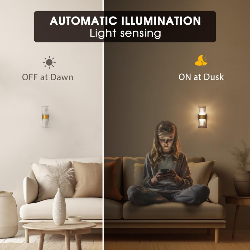 Night Light Plug into Wall, 2 Pack, 320° Rotation Night Light with Dusk to Dawn Light Sensor, Soft White 3000K, 0-100LM Adjustable Brightness, Unique Elegant Design for Use in Bedroom, Hallways Cream Large