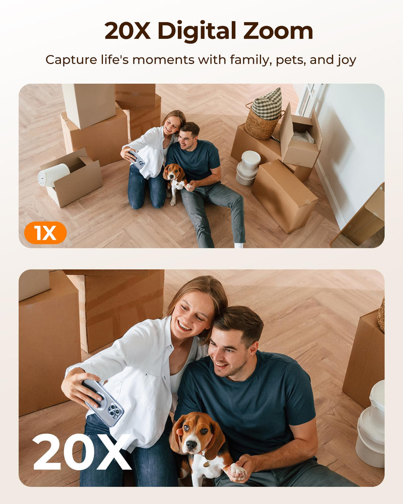 FOSCAM Home Security Camera R4S 4MP WiFi IP Camera,Wireless Baby Monitor with AI Human Detection Sound Detection 33ft Night Vision 2 Way Audio Camera Compatible with Alexa Black R4S-Black