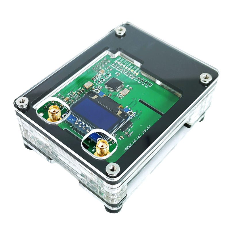 Duplex MMDVM & Raspberry Pi4 & 3B+ | Room for 0.96” Screen | Zebra DRPi-1S (Black Ice) Pi 3&4 Compatible