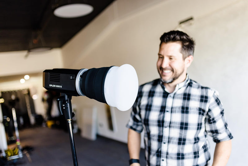 MagMod MagSphere XL, Durable & Easy to Use Flash Modifier with Reflector XL, MagRing 2, Silicone, Softbox, White