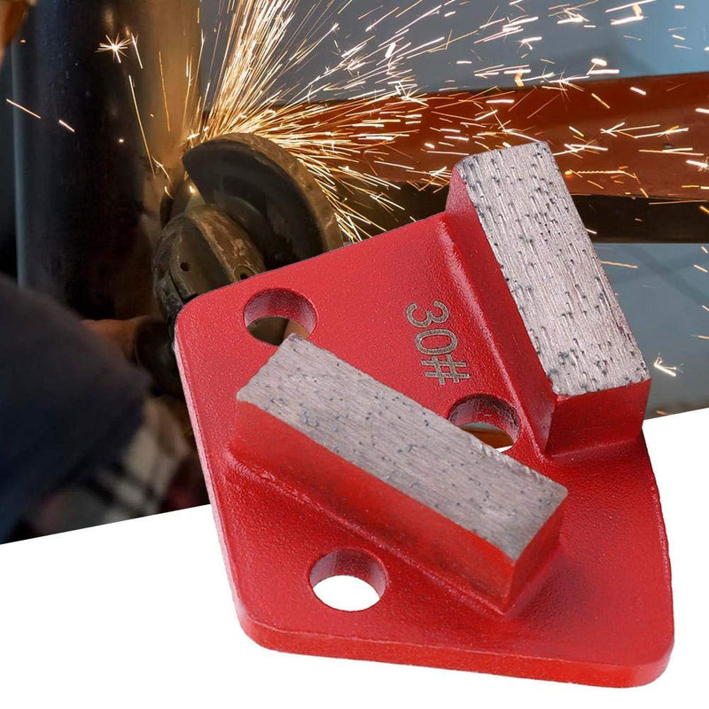 3PCS Trapezoid Grinding Disc, Floor Grinding Pad Concrete Grinding Disc #30 Grit Trapezoid Metal Scraper for Grinder Floor Concrete (3)