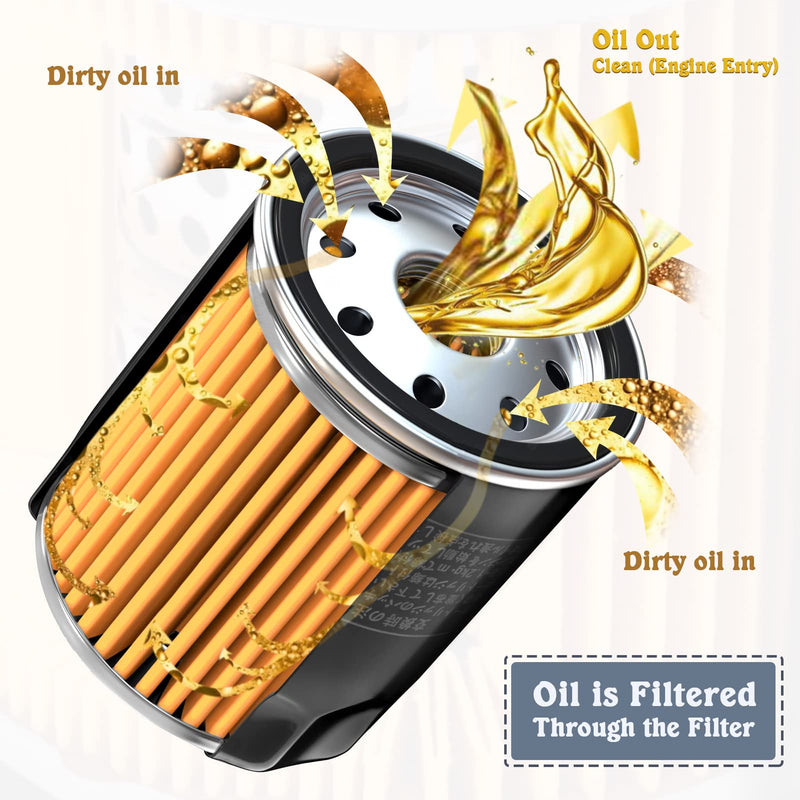 16097-0008 303 Oil Filter for Kawasaki Ninja 400 650 300 500 zx6r z650 Vulcan 900 1500 1700 2000 800 650 750 Versys 650 X300 1000 w800 Prairie 400 300 Bayou 400 z900 z1000 z800 z750 303 1