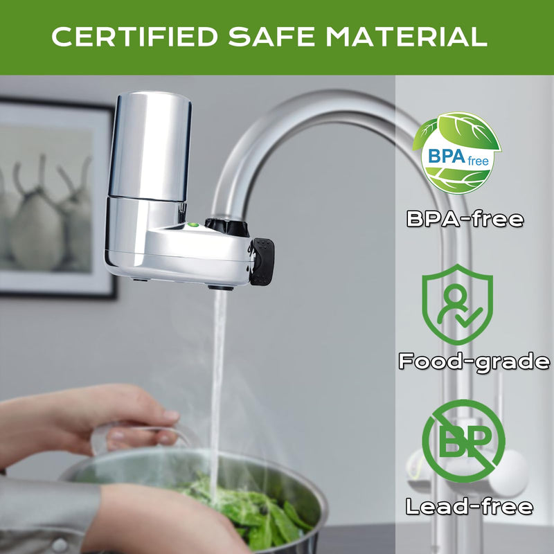 Faucet Water Filter, Replacement for Brita Faucet Filter - Fits All Tap Water Filters Compatible with Brita 36311 On Tap Faucet Filters System for Sink FR-200 FF-100, 4 Pack