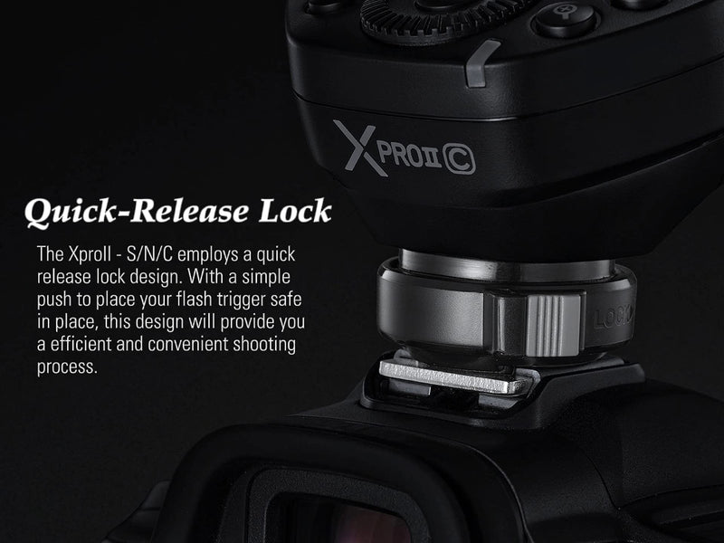Godox XProII-N XProIIN Flash Trigger Compatible for Nikon, 2.4G TTL Wireless Flash Transmitter 1/8000s HSS TCM Transform Function, New Hotshoe Locking, Bluetooth Connection (XPro-N X2T-N Upgraded)