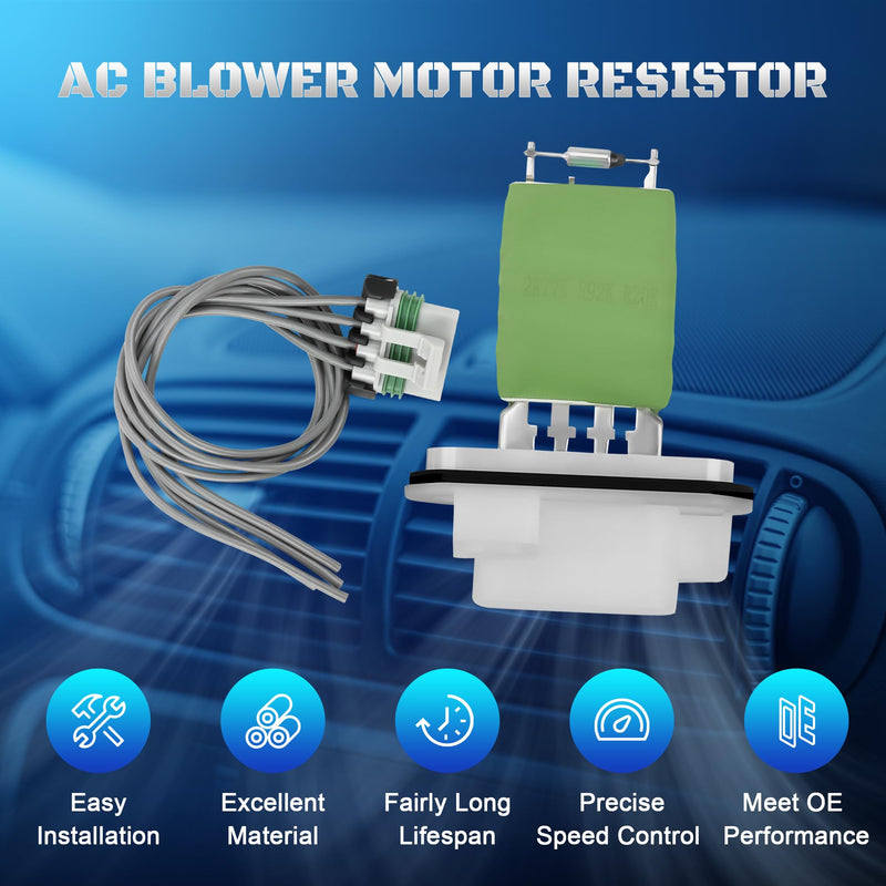 973-434 HVAC Blower Motor Resistor Kit Compatible with 2004-2012 Chevy Colorado,2004-2012 GMC Canyon,2003-2006 Chevy SSR Replaces 15218254