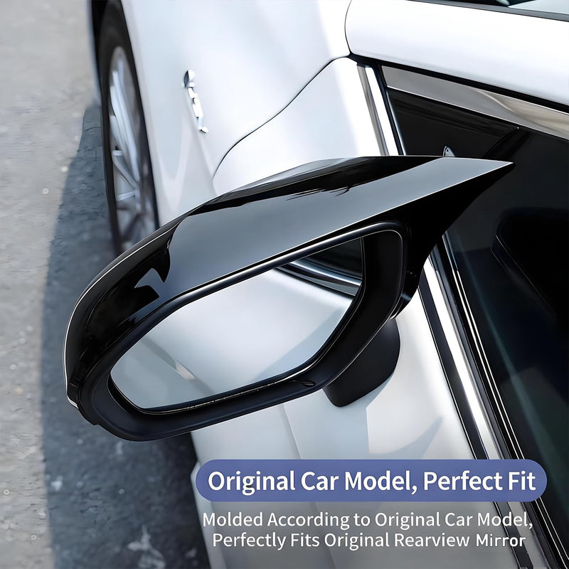  [AUSTRALIA] - Compatible with Toyota Camry 2026 2025 2024 2023 2022 2021 2020 2019 2018 Accessories Aggressive Look Car Exterior Door Side Rearview Mirror Guard Cover Trim Caps -Glossy Black Glossy Black