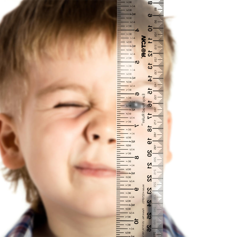 12 Inch Easy Read Ruler, Clear Flexible, Bendable, Shatterproof, Ruler (12 Pack) 12 inch (12 Count)