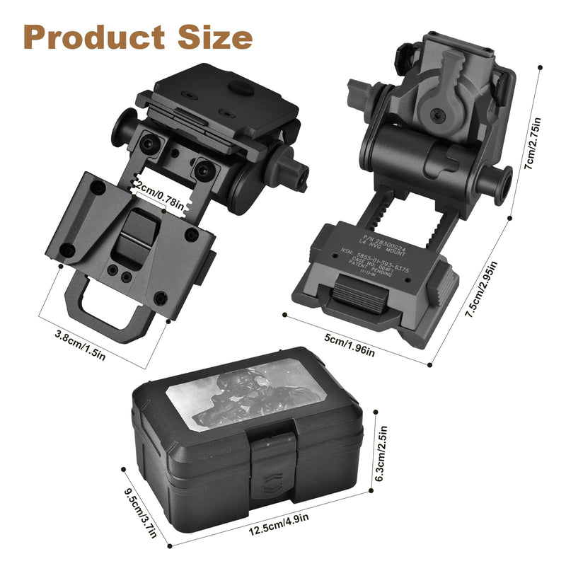 Night Vision Goggles NVG Mount for L4G24 Metal Helmet Mount PVS15/18 NVG Metal G24 Mount