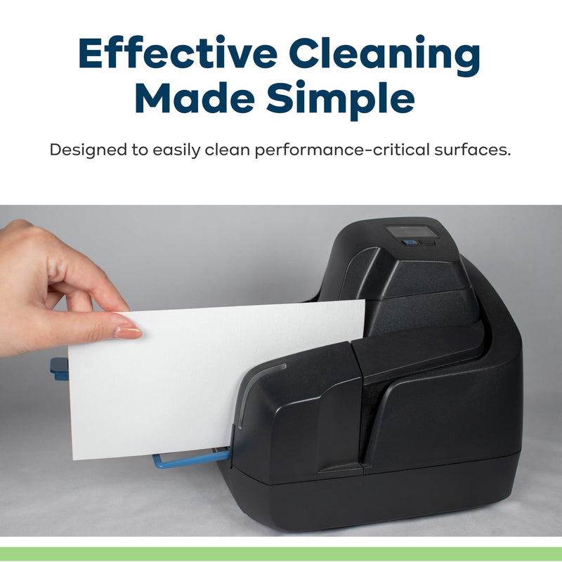 KICTeam - Cleaning Kit for Check Scanner Machines (25 Cleaning Cards & 6 Cleaning Swabs) - Includes 25 Weekly Cleanings