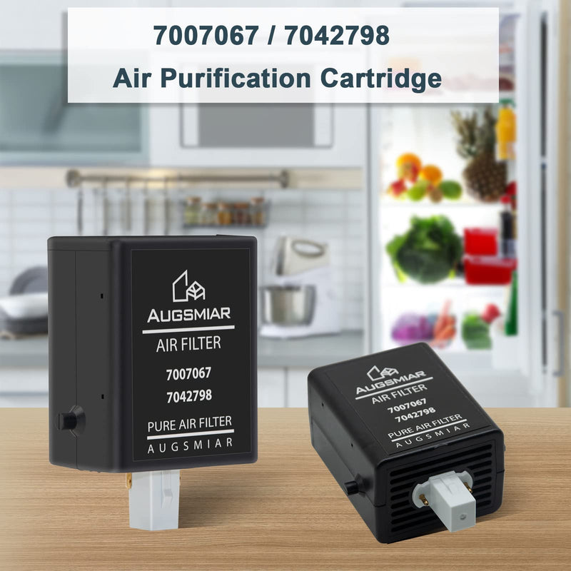 7042798, 7007067 Air Purification Cartridge Replacement Compatible with Sub-Zero Refrigerator Replace for 7042798, 7007067 Air Filter 1