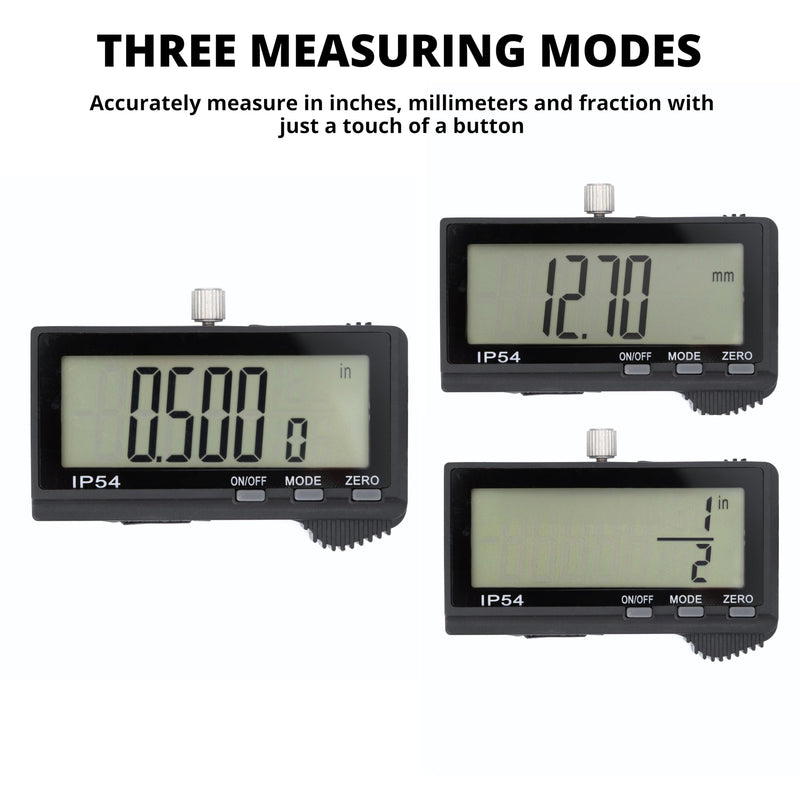 NEIKO 01401A 6-Inch Electronic Digital Caliper, Stainless Steel, Extra Large LCD Screen, Measurement Conversions for Inches, Millimeters, and Fractions 6 Inch, XL Screen