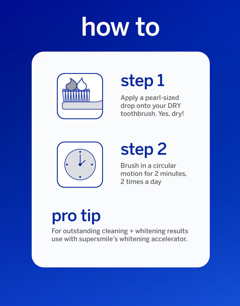 Supersmile Professional Whitening Toothpaste, 4.2 oz, Original Mint Toothpaste with Calprox® and Fluoride, Whitens 3 Shades After 1 Day, Tooth Stain Remover, Enamel Safe for Veneers & Bonding 4.2 Ounce (Pack of 1)