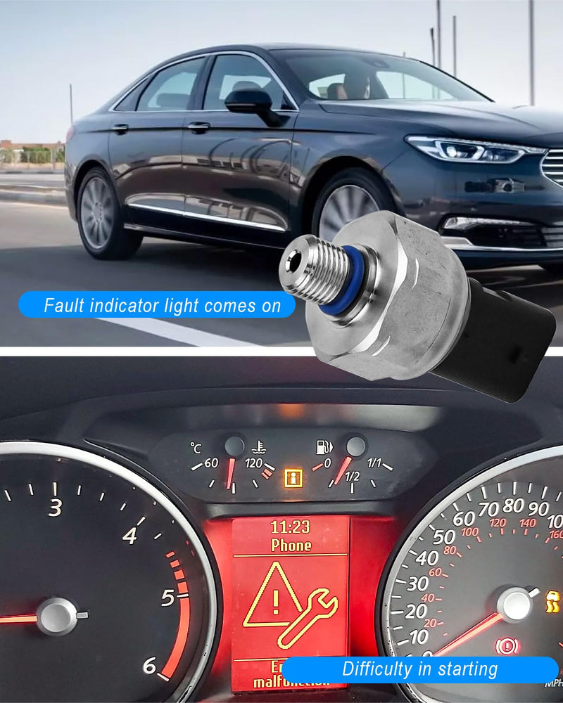 Fuel Injection Pressure Sensor Replace CM-5250 BU5Z-9F972-B BU5A-9F972-CA Fit for Ford Escape Expedition Explorer F150 Flex Fusion Mustang Taurus Lincoln MKC MKT MKZ Navigator